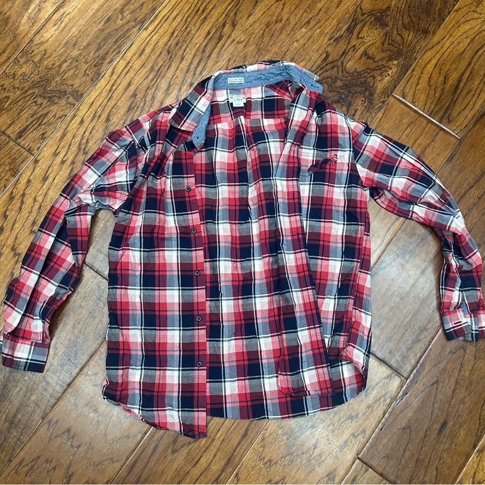 J. Crew cotton Plaid Casual Button‎ Down Shirt